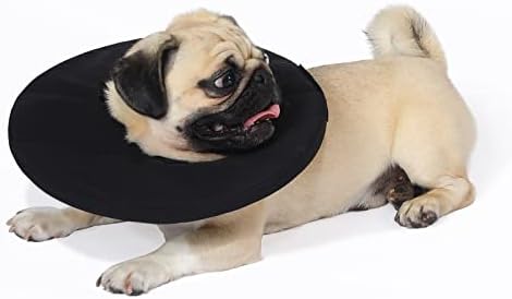 צווארון ניתוח כלבים | קונוס כלבים אלטרנטיבי / רדיוס שימושי 4.3 אינץ ' / לוח קצף מעולה / לא קל להתנתק| צווארון התאוששות